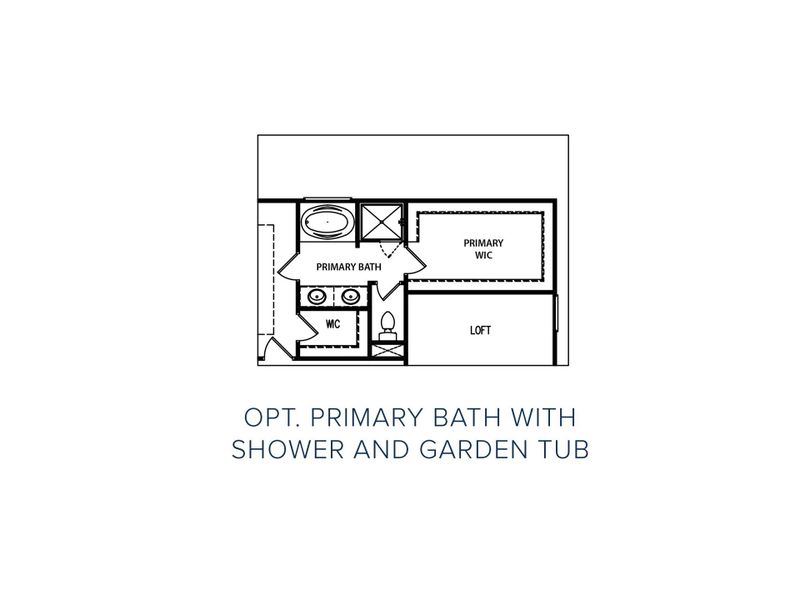 2D floor plan layout for the The Landon II by My Home Communities in Sutton's Landing, Winder, GA (Image 5).