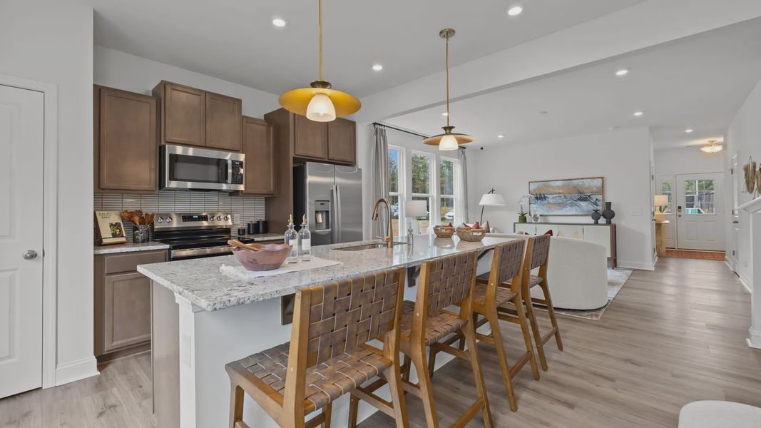 Furnished interior view inside a new home in Leigh Park, Charlotte (Image 6).