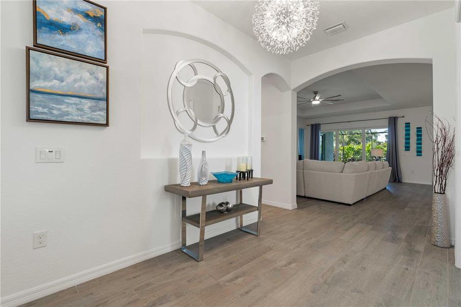 Furnished interior view inside a new home in , Punta Gorda (Image 60).