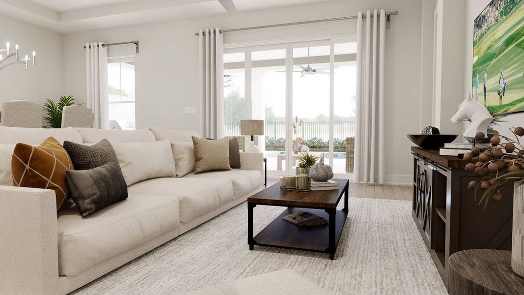Artist Rendering - Laredo Great Room Artist Rendering - Laredo Great Room