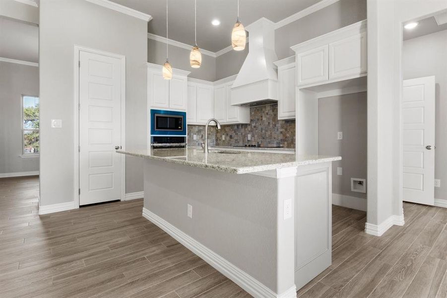 large eat at island kitchen