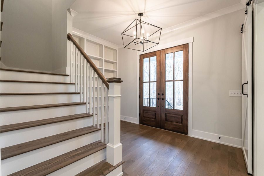 Representative unfurnished interior of a home built from the Oakmont American Farmhouse by Homes by Dickerson in Cattail, Clayton (Image 7).