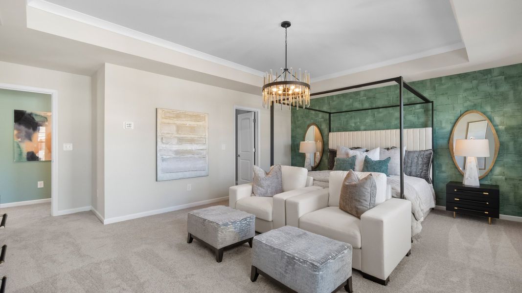 Furnished interior view inside a new home in Abbotts Crossing, Conyers (Image 17).