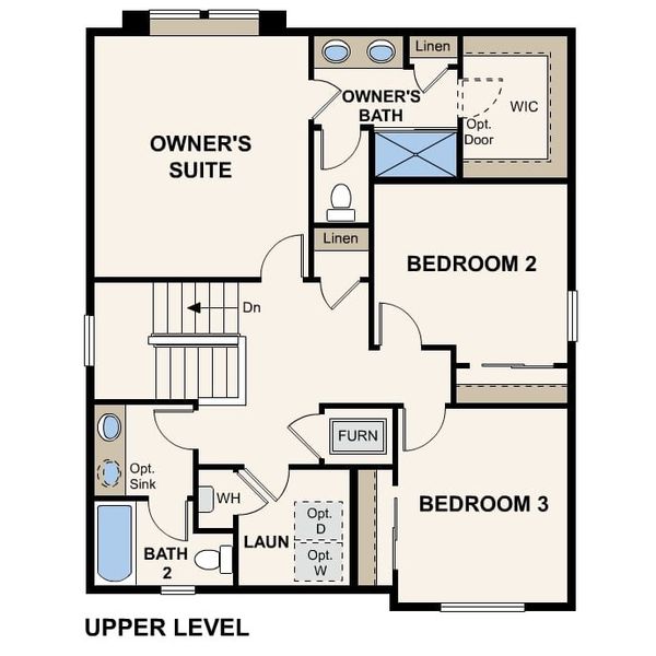 2D floor plan layout of this home in Legato, Commerce City, CO (Image 3).