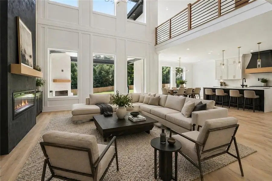Furnished interior view inside a new home in , Dacula (Image 15).