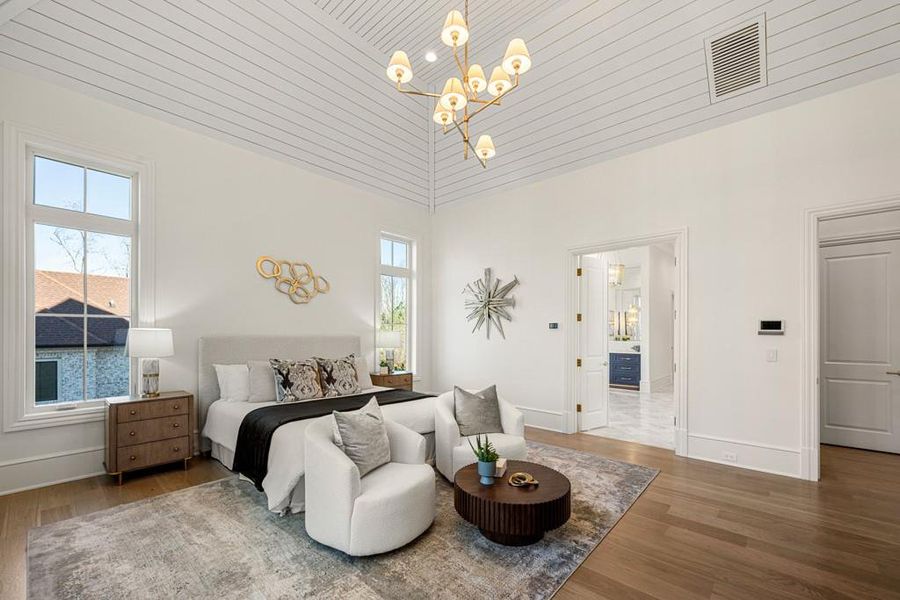 Furnished interior view inside a new home in , Milton (Image 78).