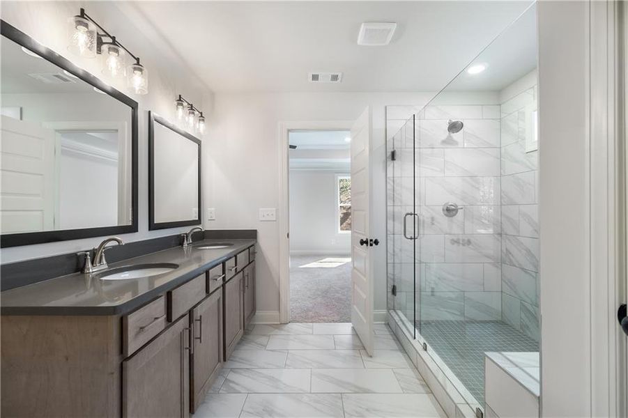Furnished interior view inside a new home in Red Oak Ridge, Loganville (Image 12).