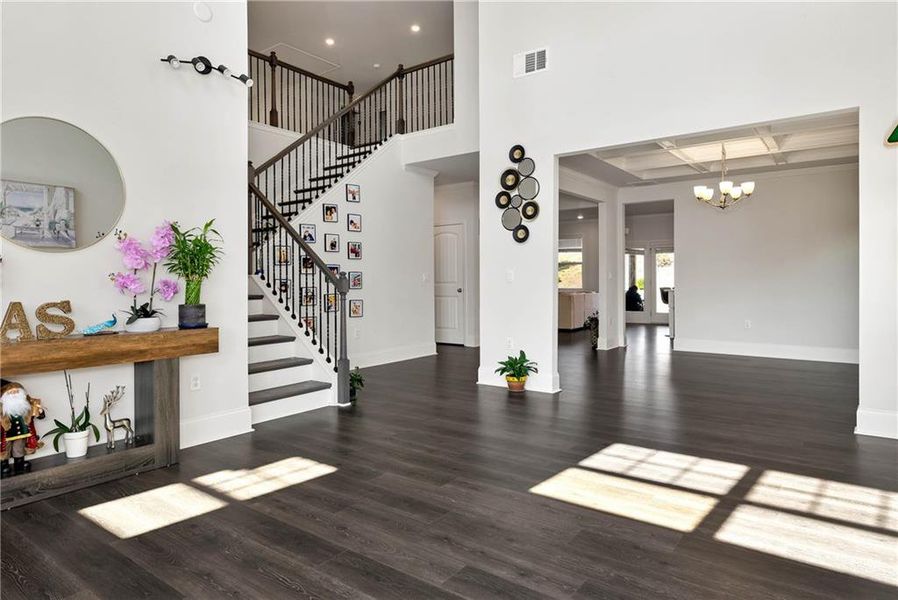 Furnished interior view inside a new home in , Cumming (Image 10).