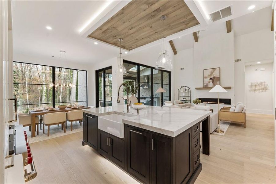 Furnished interior view inside a new home in , Alpharetta (Image 55).