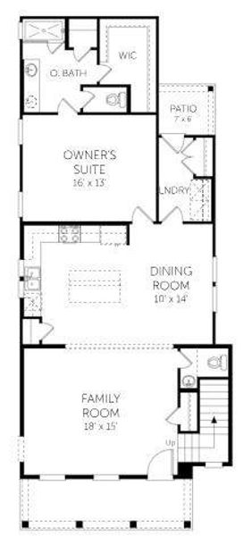 1st Floorplan - Representative Photo