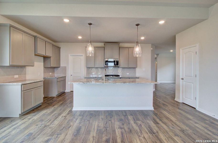 Furnished interior view inside a new home in Stream Waters, Seguin (Image 12).