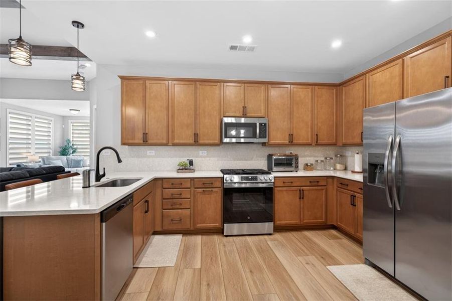 Furnished interior view inside a new home in , Hoschton (Image 10).
