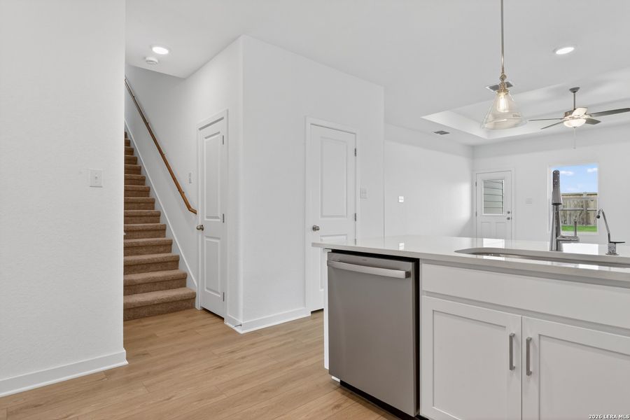 Furnished interior view inside a new home in The Wilder, Adkins (Image 9).