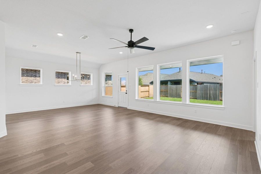 Spacious, unfurnished interior of a new home in Meridiana 55' Homesites, Manvel (Image 22).