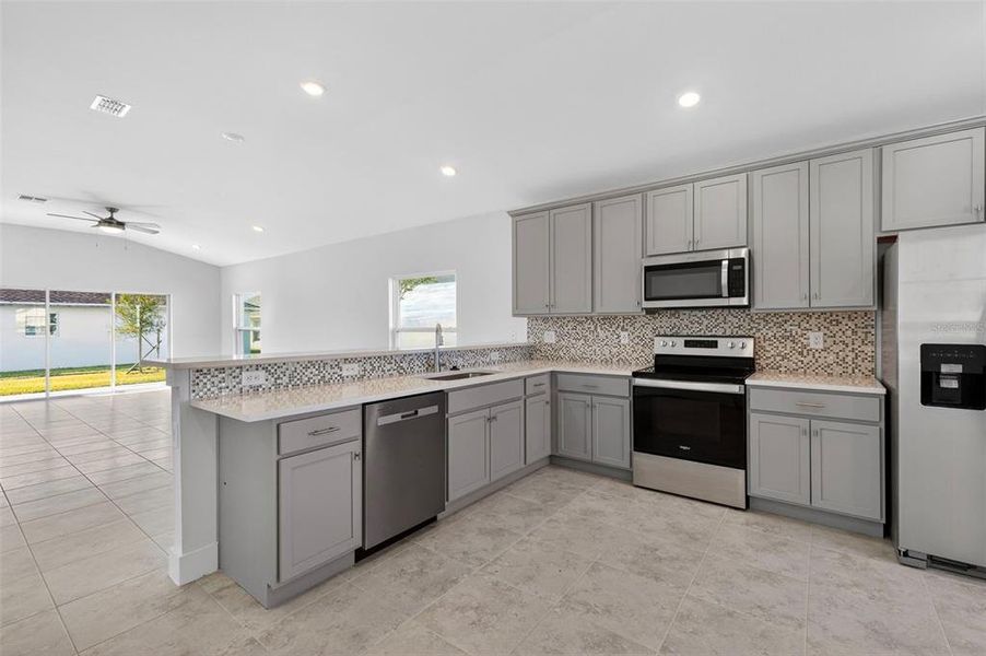 Furnished interior view inside a new home in , Port Charlotte (Image 9).