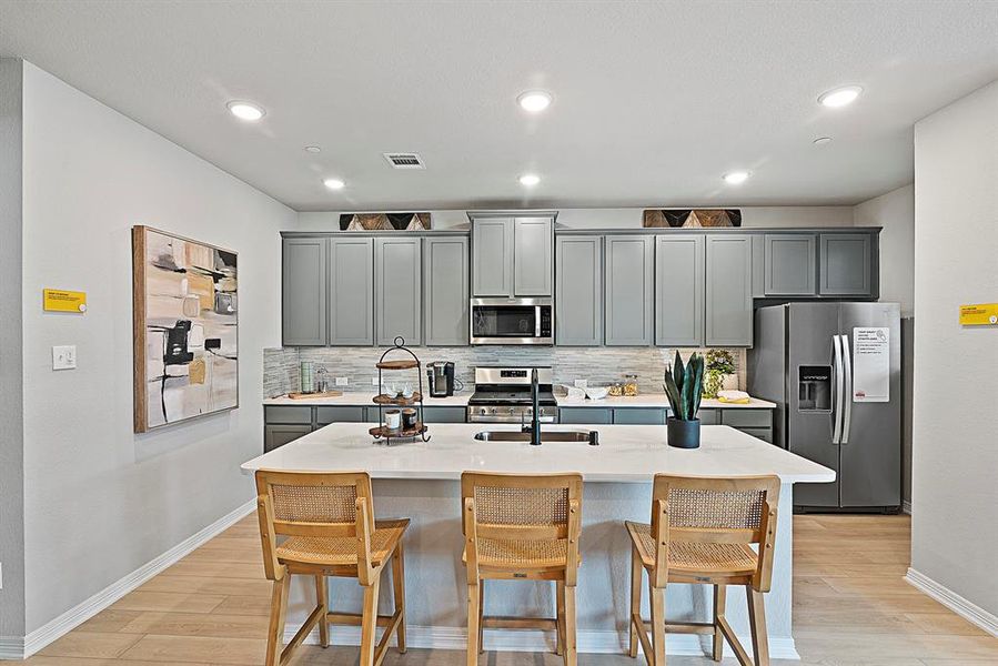 Furnished interior view inside a new home in Heartland Townhomes, Heartland (Image 13). Furnished interior view inside a new home in Heartland Townhomes, Heartland (Image 13).