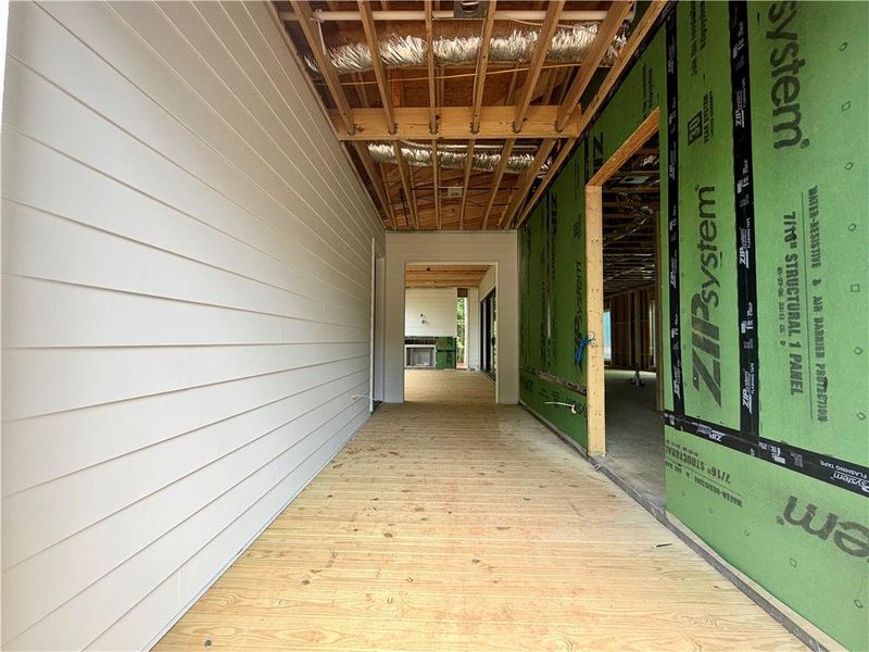 In-progress construction of a new home in Aster, Roswell, GA (Image 38).