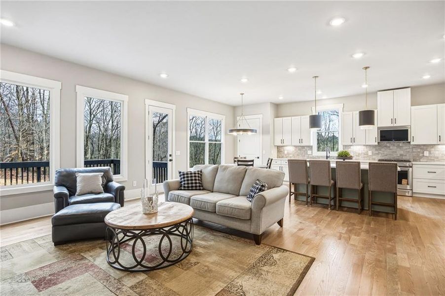 Furnished interior view inside a new home in , Canton (Image 45).