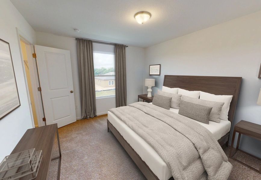 Representative furnished interior of a home built from the Catalina by Starlight Homes in The Meadows, Mebane (Image 8).