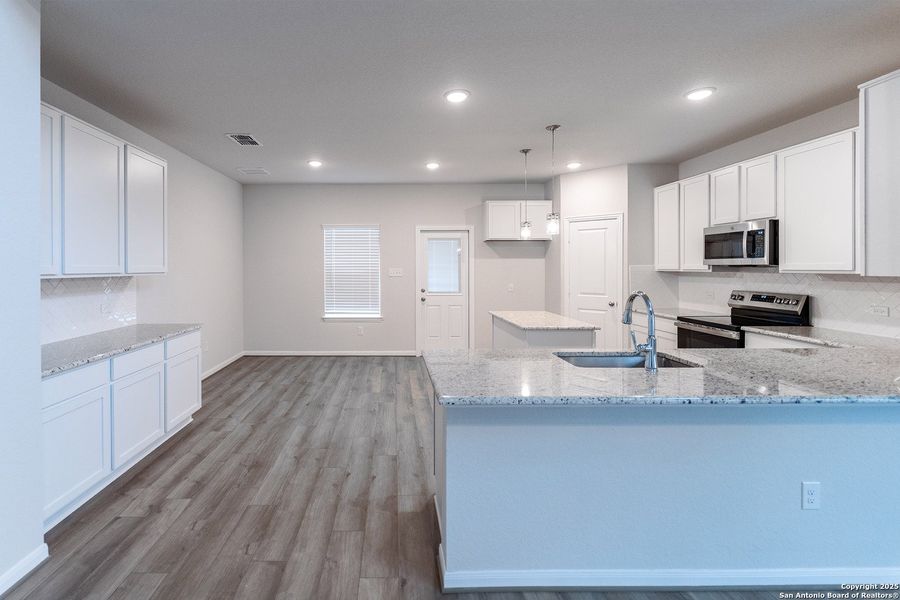 Furnished interior view inside a new home in Cloud Country, New Braunfels (Image 4).