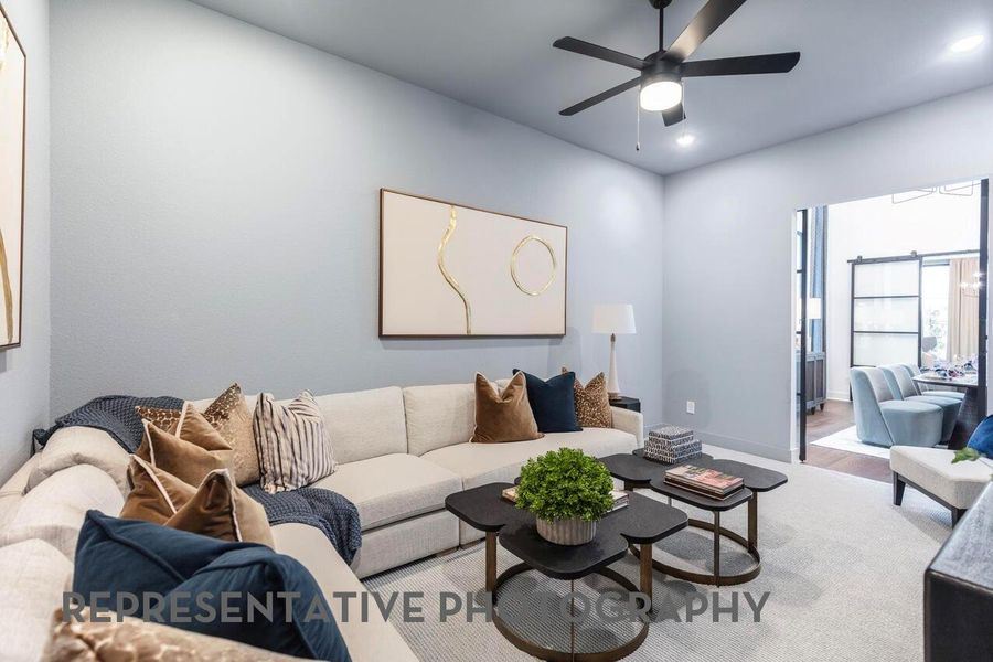 Furnished interior view inside a new home in Jordan Ranch, Fulshear (Image 7).