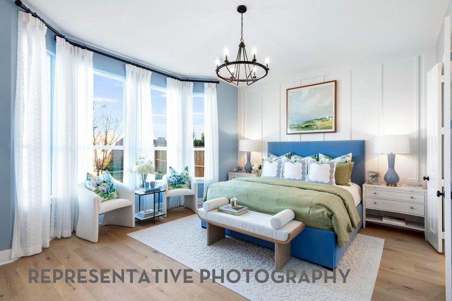 Furnished interior view inside a new home in The George, Richmond (Image 9).