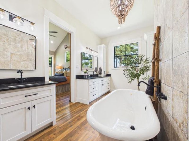 Furnished interior view inside a new home in , Brownsboro (Image 8).