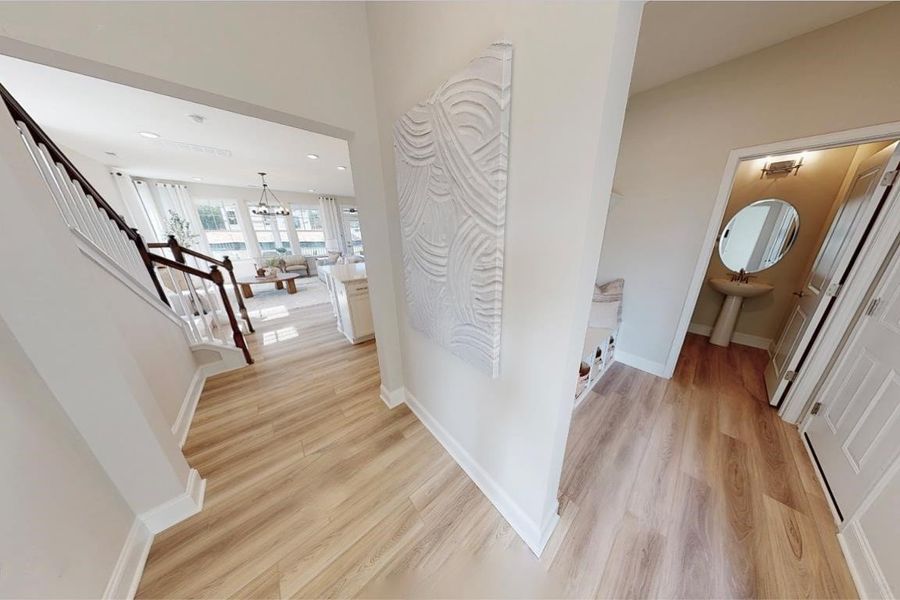 Foyer, Mudroom & Powder Rm