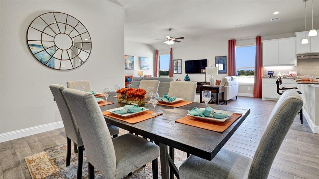 Furnished interior view inside a new home in Lakeview Pointe, Grand Prairie (Image 14).