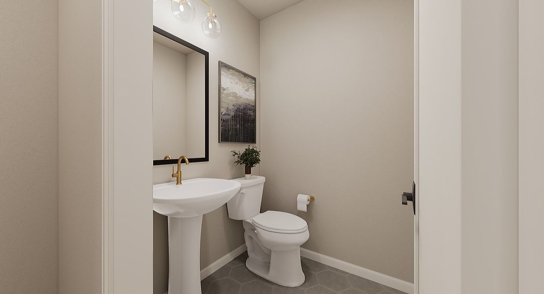 Representative furnished interior of a home built from the 2 by Tri Pointe Homes in Sugar Mill Village, Longmont (Image 17).