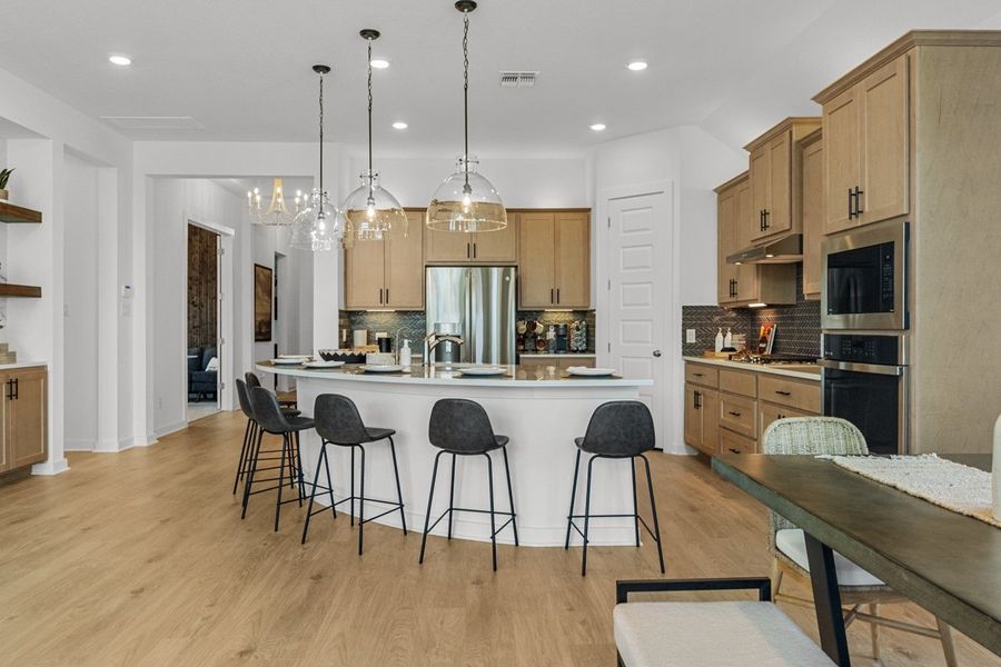 Furnished interior view inside a new home in Berry Creek Highlands, Georgetown (Image 26).
