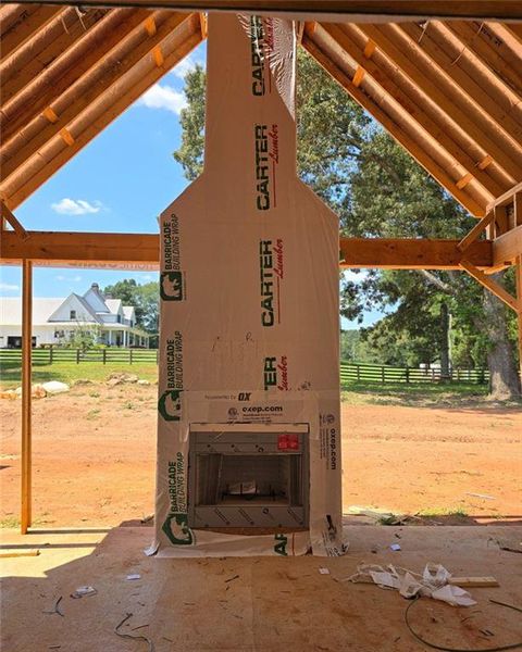 In-progress construction of a new home in , Jefferson, GA (Image 6).