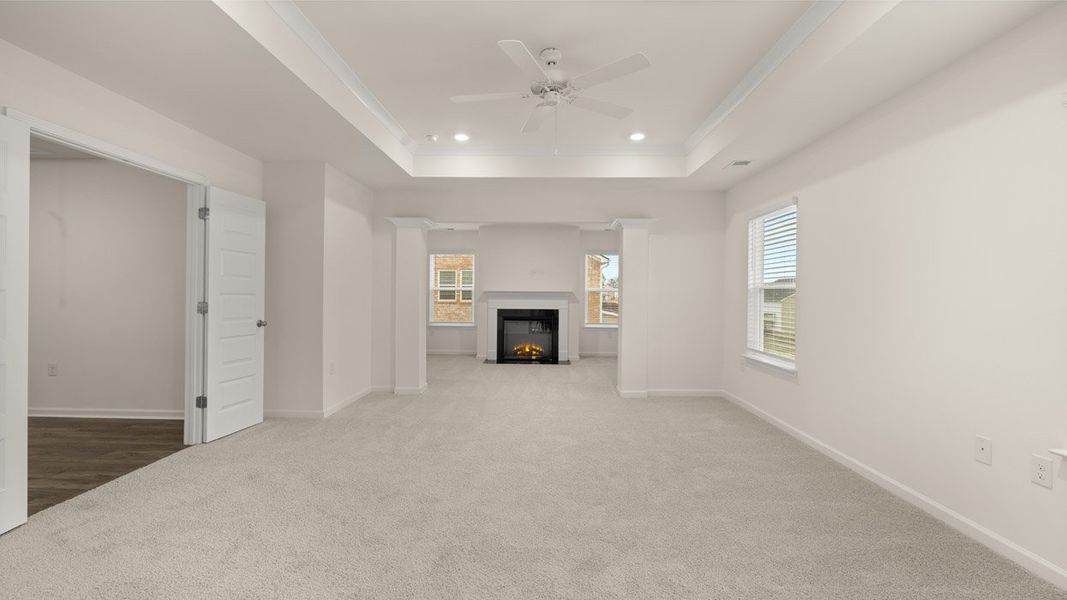 Spacious, unfurnished interior of a new home in The Gates at Pates Creek, Hampton (Image 46).