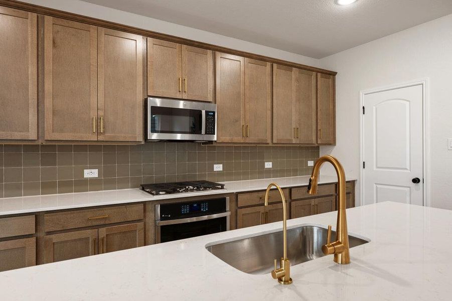 Furnished interior view inside a new home in Patterson Ranch, Georgetown (Image 12).