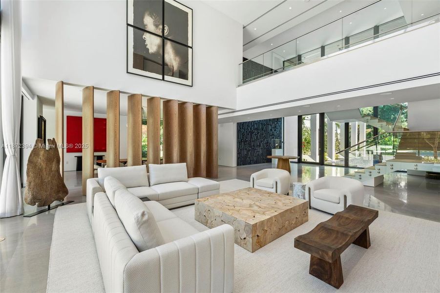 Furnished interior view inside a new home in , Coral Gables (Image 12).