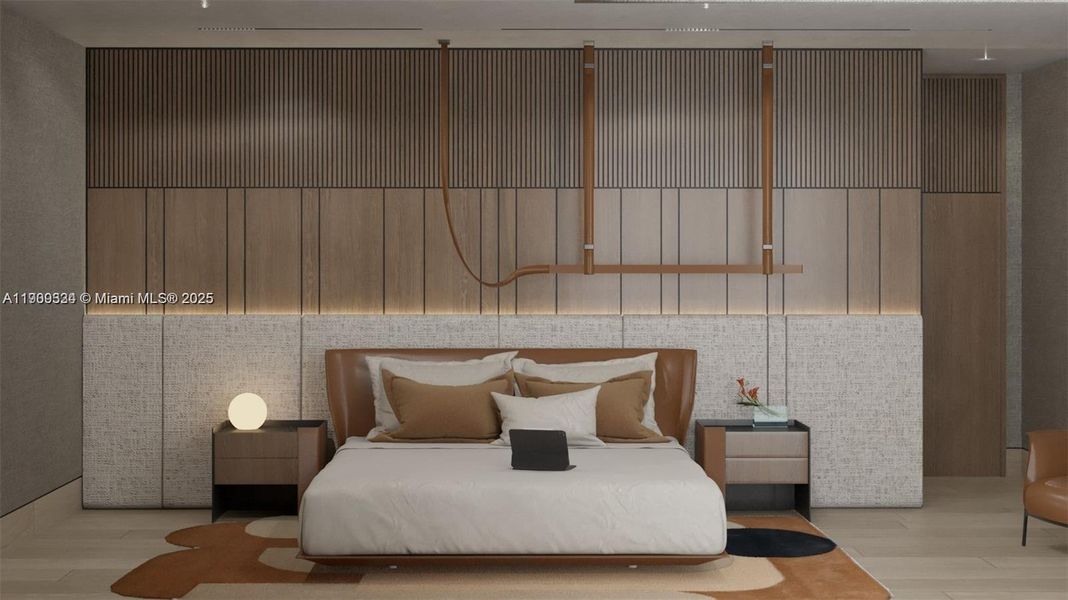 Furnished interior view inside a new home in , Key Biscayne (Image 9). Furnished interior view inside a new home in , Key Biscayne (Image 9).