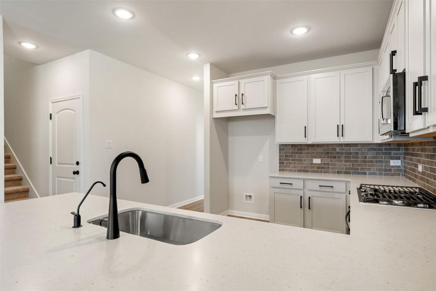 Furnished interior view inside a new home in Patterson Ranch, Georgetown (Image 12).