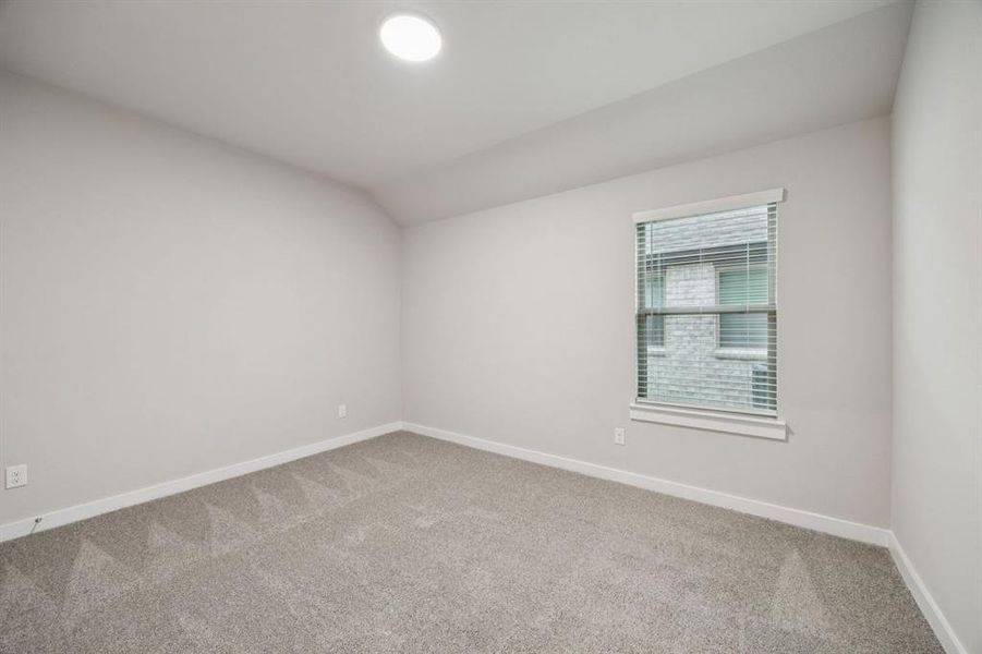 Bedroom in the Oscar home plan by Trophy Signature Homes – REPRESENTATIVE PHOTO Bedroom in the Oscar home plan by Trophy Signature Homes – REPRESENTATIVE PHOTO