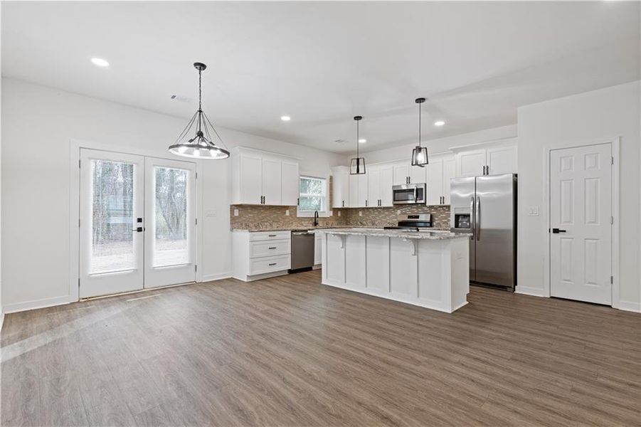Furnished interior view inside a new home in , Lithonia (Image 11).