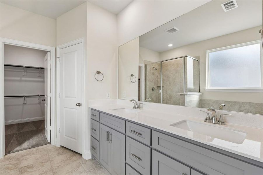 Furnished interior view inside a new home in AnaCapri, Anna (Image 9).