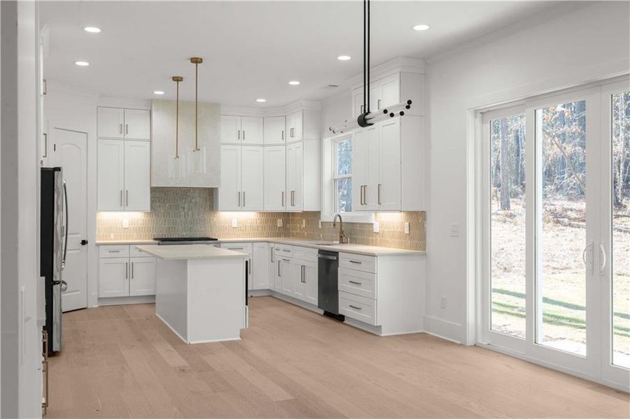 Furnished interior view inside a new home in , Conyers (Image 39).