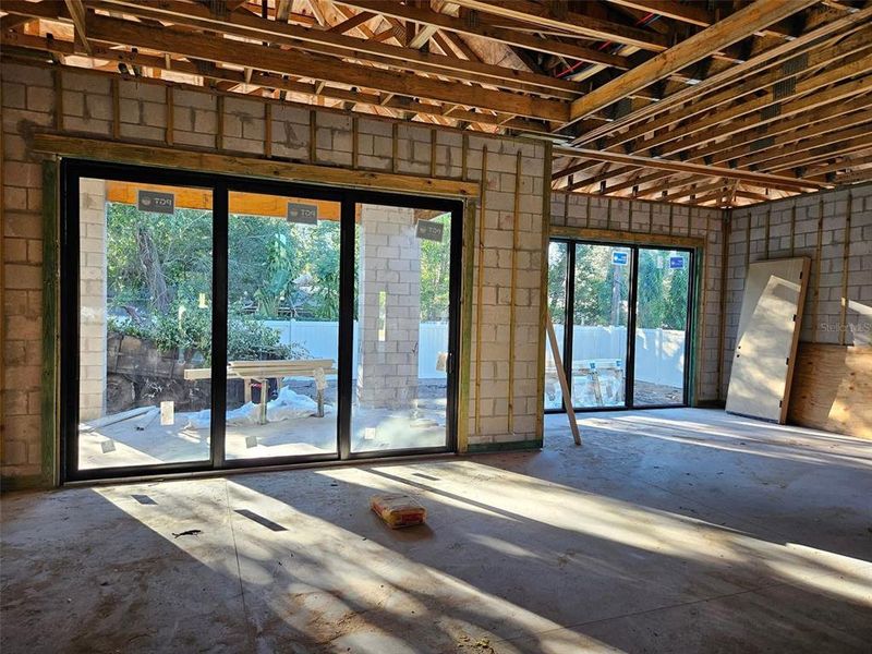 In-progress construction of a new home in , Winter Park, FL (Image 57).