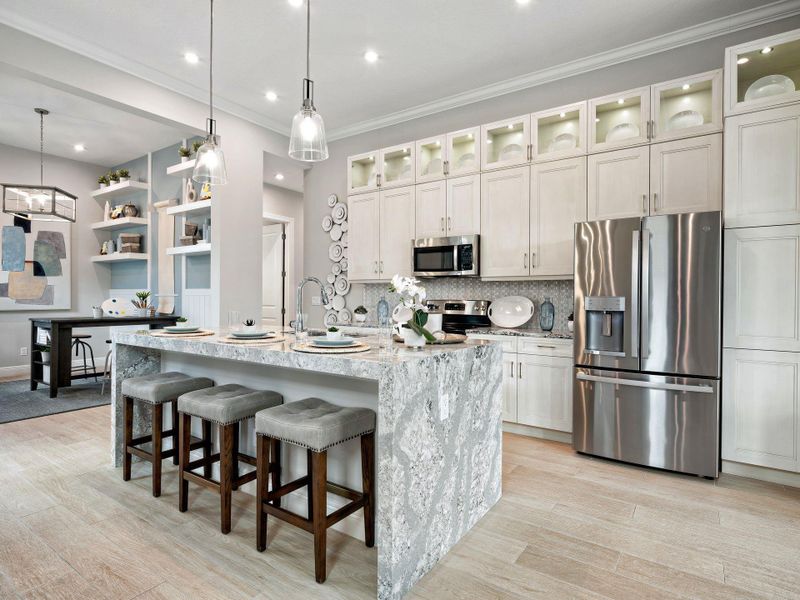 Furnished interior view inside a new home in PGA Village Verano, Port St. Lucie (Image 17).