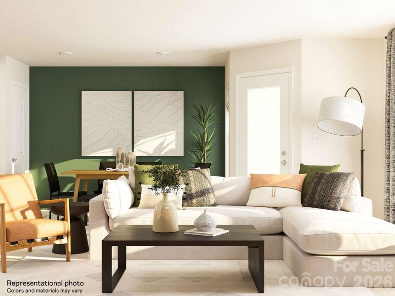 Furnished interior view inside a new home in Bakers Creek, Kannapolis (Image 9).