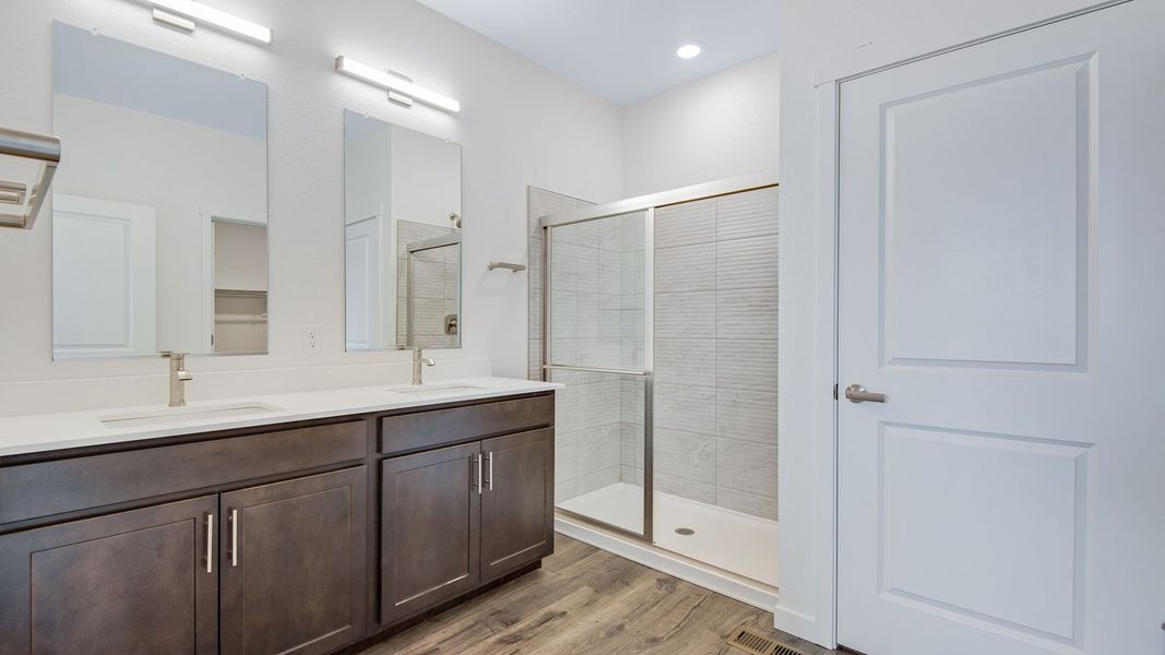 Furnished interior view inside a new home in Trails at Crowfoot, Parker (Image 8). Furnished interior view inside a new home in Trails at Crowfoot, Parker (Image 8).