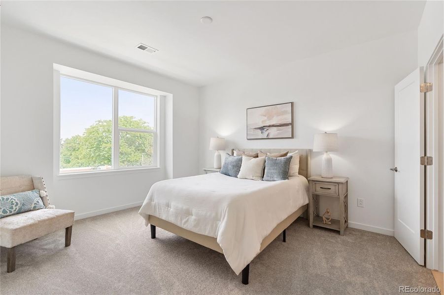 Furnished interior view inside a new home in , Denver (Image 15).