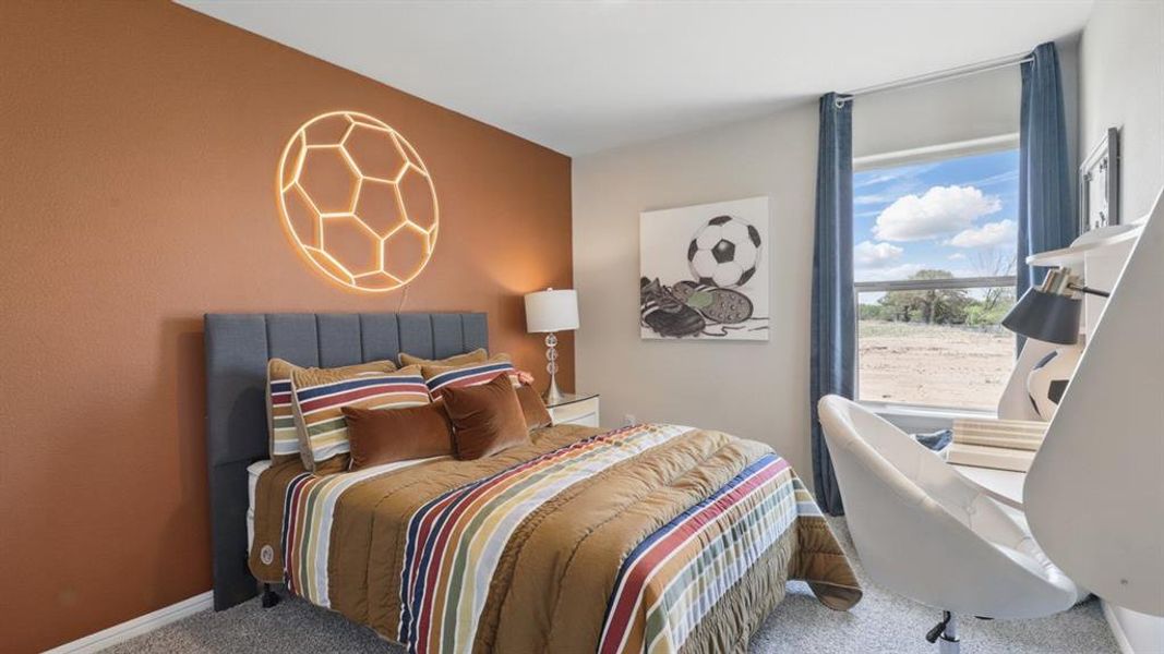 Furnished interior view inside a new home in Lonestar at Liberty Trails, Fort Worth (Image 33).