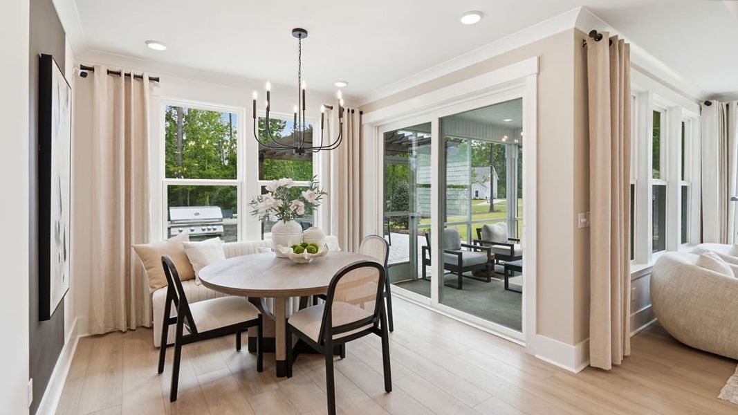 Representative furnished interior of a home built from the Mystique by Pulte Homes in Oakleaf Chase, Blythewood (Image 11).
