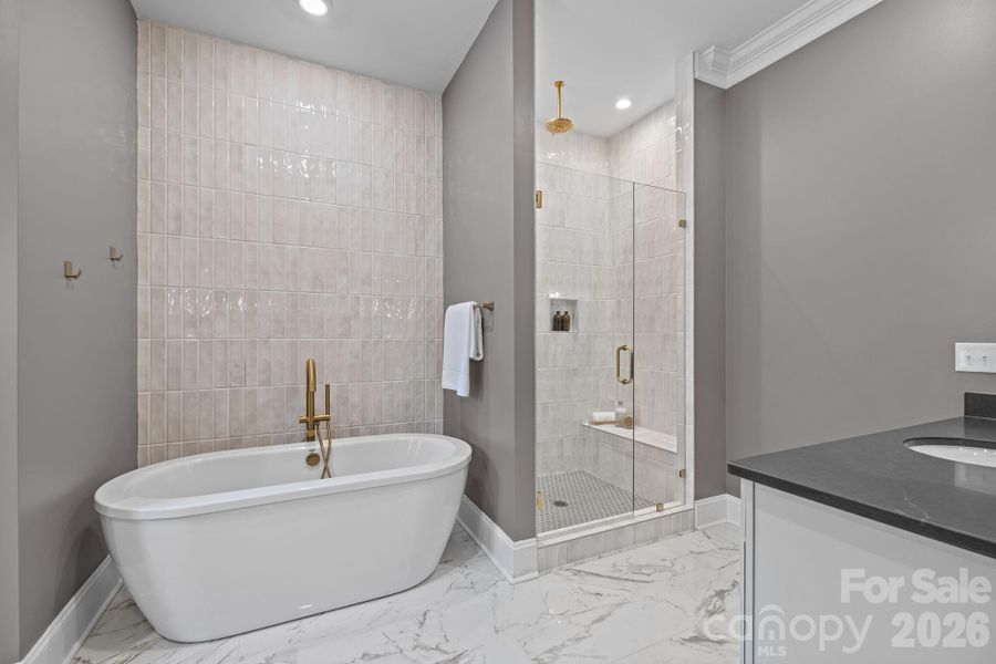 Furnished interior view inside a new home in , Indian Trail (Image 32).