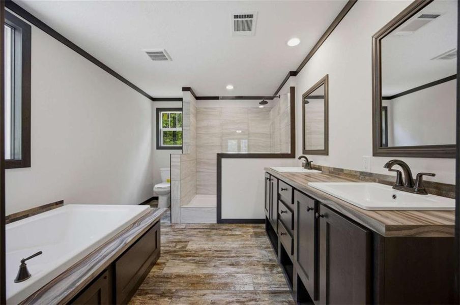 Furnished interior view inside a new home in , Eatonton (Image 4).